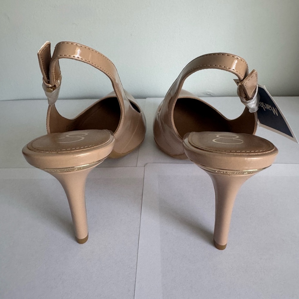 NWT Calvin Klein Slingback Heels, 8.5 - Picture 2 of 5